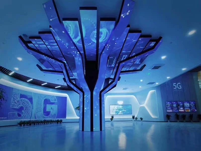 Indoor led advertising screens solution Of 5G innovation industry park Smart ...