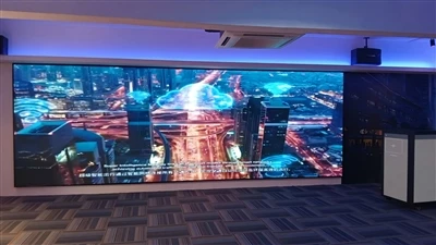 Custom LED Display: U-CARING AI Center Case