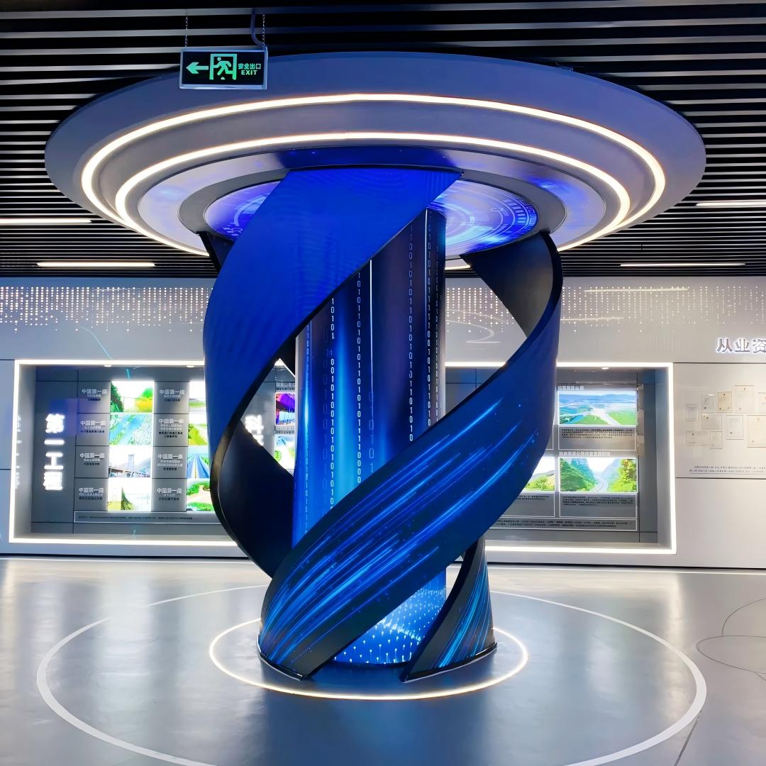 LED exhibition hall special-shaped screen