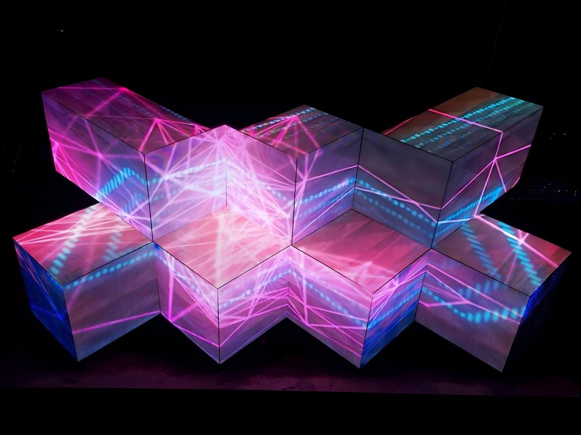 Exhibition halls shopping malls corporate centers squares creative customized LED display screen groups2