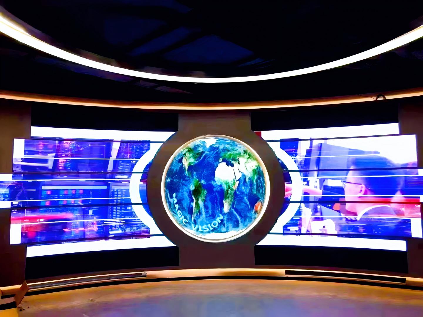 LED exhibition hall spherical screen