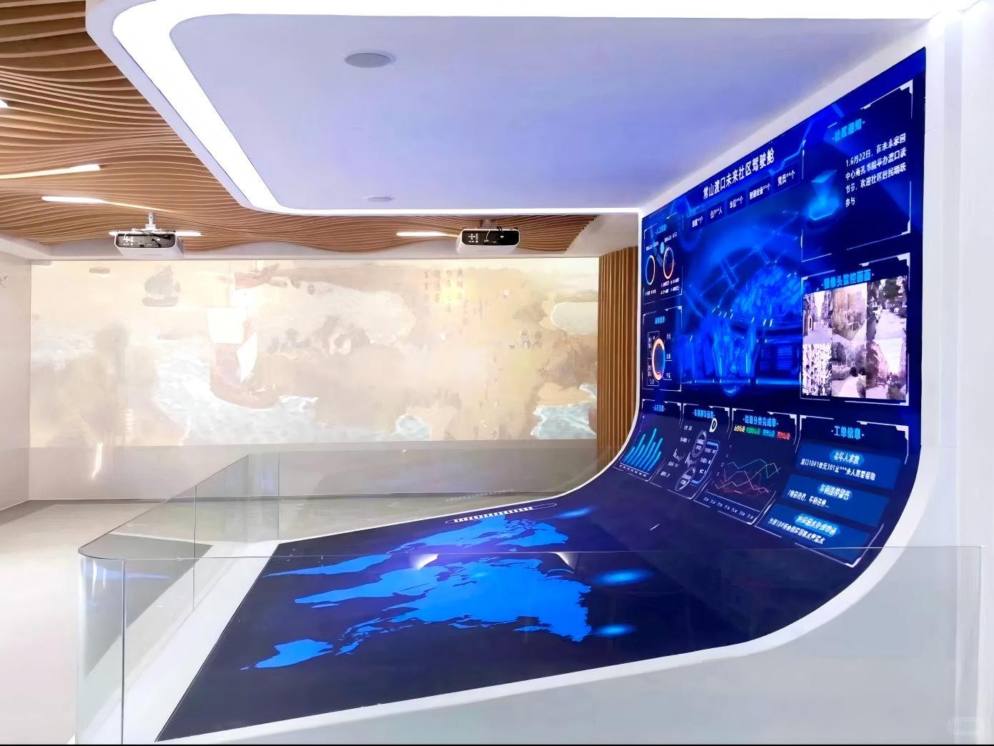 Exhibition halls shopping malls corporate centers squares creative customized LED display screen groups